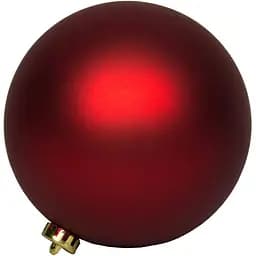 Куля Devilon 15 см червона матова  (033935)