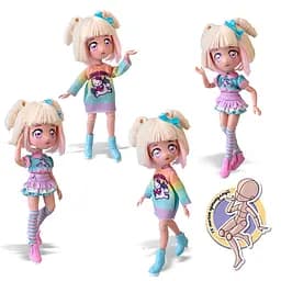 Дитяча лялька Стильна Цукерка-єдиноріг 4SF Manga Dolls HKTF2000 серії Hello Kitty - мініатюра 3