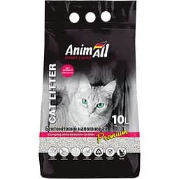 Бентонітовий наповнювач для котячого туалету AnimAll без запаху білий 10 л (144572)