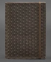 Кожаная обложка для паспорта 2.0 Карбон темно-коричневый