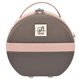 Бьюті-кейс Semi Line 5L Brown/Pink Cream (T5673-1), Коричневий - мініатюра 4