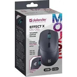 Комп'ютерна мишка Defender Effect X MS-095 Wireless Black (52095) - мініатюра 6