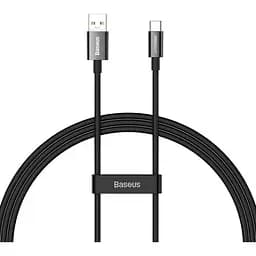 Кабель 65 Вт - Type-C Baseus Superior Series (SUPERVOOC) CAYS000901, 1 м черный