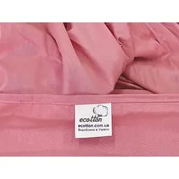 Простирадло Ecotton Brindal Rose на резинці сатин 120х200 см рожеве (24831) - мініатюра 4