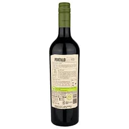 Вино Portillo Organic Malbec, червоне, сухе, 0,75 л - мініатюра 2