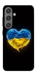 Чехол itsPrint Сердце Украины для Samsung Galaxy S24+
