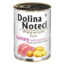 Консерва Dolina Noteci Premium Pure для собак алергіків 400 г (індичка і картопля)