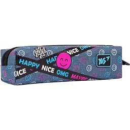 Пенал м`який Yes TP-04 Beauty, 5х20х5 см, синій (533022)