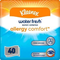 Вологі серветки Kleenex Allergy Comfort 40 шт. - мініатюра 3