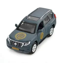 Автомодель "Шевроны Героев" Toyota Prado "Кара-Даг" TechnoDrive KM6189 Темно-серый (6974465201897)