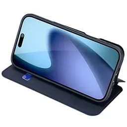 Чохол-книжка Dux Ducis з кишенею для візиток для Apple iPhone 17 Pro (6.3) Синій - мініатюра 2