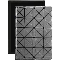 Чохол StatusCASE з екошкіри для планшету Pixus Joker Сірий ромб