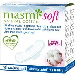 Гигиенические прокладки Masmi Soft 3 Ultra Night 10 шт.
