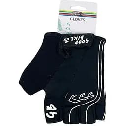 Велорукавиці Good Bike D-Grip короткий палець розмір M чорні (94505Black-IS)