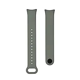 Ремінець для фітнес-браслета Lemfo для Xiaomi Mi Band 8 і 9 сірий хакі - мініатюра 3