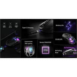 Миша GravaStar Mercury X Pro Galaxy Black [GSXPRO_BLK] [137943] - мініатюра 8
