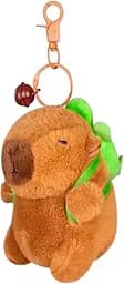 Аксессуар для сумки брелок плюшевый Капибара 18 см (в ассортименте)