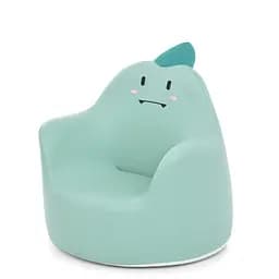 Дитяче крісло-пуф динозавр з екошкіри з наповненням memory foam 48-61-50 см (M 5721 Dino)