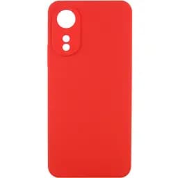 Чохол Silicone Cover Lakshmi Full Camera (AAA) для Oo A78 4G Червоний / Red