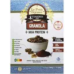 Гранола Le Petit Dejeuner с протеином и шоколадом 500 г
