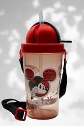 Pepco Дитяча пляшка для води з трубочкою, Minie Mouse, 450 мл - мініатюра 1