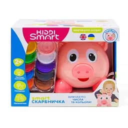 Інтерактивна навчальна іграшка Smart-Скарбничка українська та англійська KIDDI SMART 22.2х27.5х16.5 см det0013952 - мініатюра 5