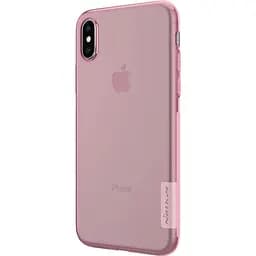 Чохол-накладка Nillkin TPU Nature Case Apple iPhone X Pink - мініатюра 4