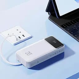 Зовнішній акумулятор Power Bank Remax RPP-686 20000 mAh УМБ павербанк White (19111) - мініатюра 4