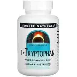 Аминокислота Source Naturals L-триптофан 500 мг 120 капсул