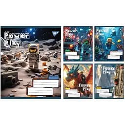 Зошит учнівський "Power Play" Yes 767848 12 аркушів1 шт. в асортименті