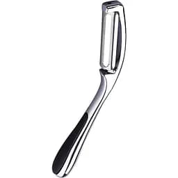 Ніж економка овочечистка для тонкого чищення овочів та фруктів з нержавіючої сталі 16.5 см, Kitchen Master Сріблястий 87294