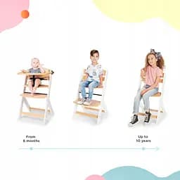 Стільчик для годування KiderKraft Enock Natural White - мініатюра 7