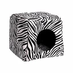 Будиночок для кота Milord Milord 3D KULUBE 40x40 см (зебра)