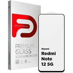 Захисне скло ArmorStandart Full Glue Pro Glass для Xiaomi Redmi Note 12 5G / Poco X5 5G Black (ARM65552) [83730]