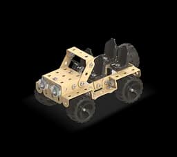 Конструктор Zephyr Mechanic Safari металевий розвивальний 155 елементів 5 моделей - мініатюра 3