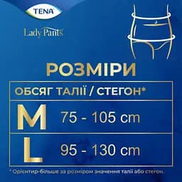 Урологічні труси для жінок Tena Lady Pants Plus Medium 9 шт. - мініатюра 12