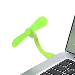 Вентилятор мобільний USB зелений - мініатюра 2