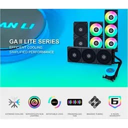 СВО Lian Li GA II Lite 240 RGB Black (G89.GA2L24RB.00) - мініатюра 2