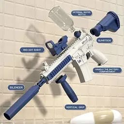 Водяний автомат електричний акумуляторний Water Gun M416 - мініатюра 7