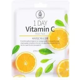 Тканинна маска для обличчя MED B 1 Day, з вітаміном С, 27 г