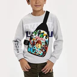 Сумка через плечо детская Roblox 29х17 см сумка слинг для мальчика (01964)