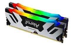 Пам'ять для настільних комп'ютерів Kingston FURY 32 GB (2x16GB) DDR5 8000 MHz Renegade Silver/Black RGB (KF580C38RSAK2-32)