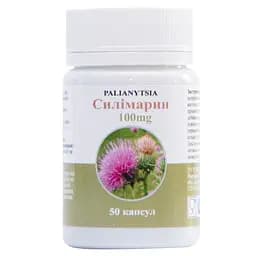 Диетическая добавка Palianytsia Силимарин 50 капсул