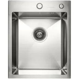 Кухонна мийка Platinum Handmade нержавійка 40x50 (сифон крулий 3.0/0.8)
