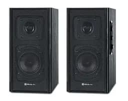 Колонки 2.0 REAL-EL S-250 Black, 2 x 10 Вт, МДФ, живлення від мережі 220V, керування збоку (S-250) - мініатюра 4