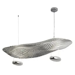 Люстра LED Levistella 792D1315 CH, 16W, 3000K, хром, сучасний стиль, регульована висота 300-1500мм - мініатюра 2