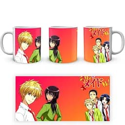 Кухоль GeekLand Kaichou wa Maid-sama Президент студ поради - покоївка! KWM 02.06 330 мл білий - мініатюра 4