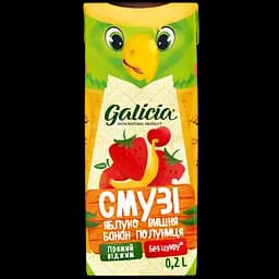 Смузі Galicia Яблуко-вишня-банан-полуниця 200 мл (776688)