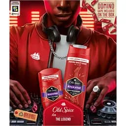 Подарунковий набір Old Spice Rockstar: Гель для душу 3 в 1, 400 мл + Твердий дезодорант 50 мл - мініатюра 4