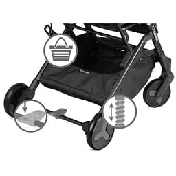 Прогулянкова коляска Kidwell Mavero Black/Brown - мініатюра 5
